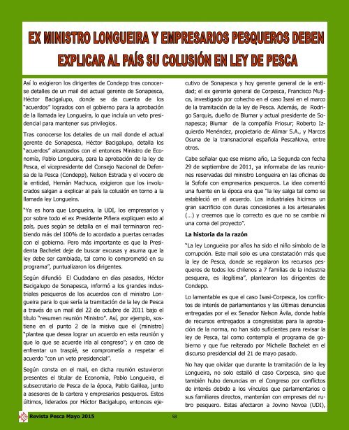 Revista Pesca Mayo 2015