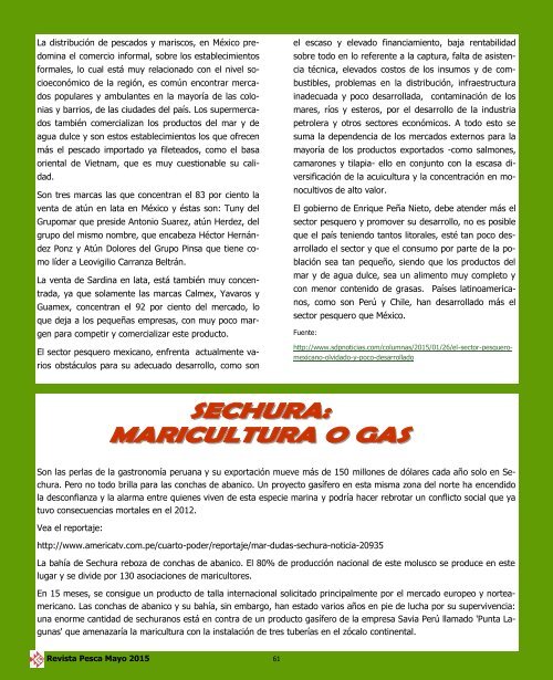 Revista Pesca Mayo 2015