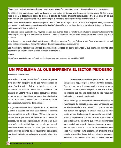 Revista Pesca Mayo 2015