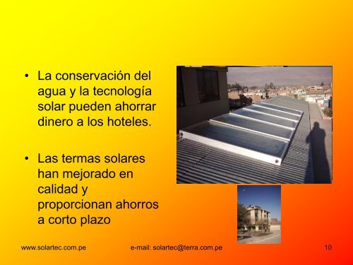 EnergÃ­as Renovables Termas Solares usos y aplicaciones ... - Fonam