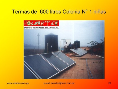 EnergÃ­as Renovables Termas Solares usos y aplicaciones ... - Fonam