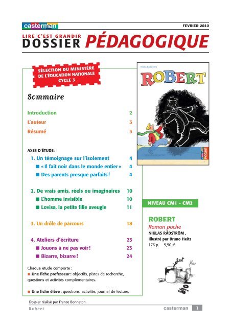 Dossier pÃ©dagogique - Casterman