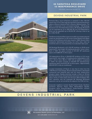 DEVENS INDUSTRIAL PARK - MassEcon