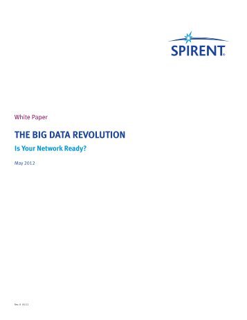 Spirent - The Big Data Revolution