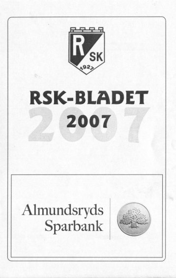 RSK-bladet 2007 - Ryds SK