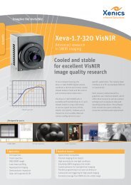 Scientific brochure Xeva-1.7-320-VisNIR - XenICs