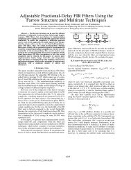 Adjustable Fractional-Delay FIR Filters Using the ... - IEEE Xplore