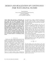 Design and Realization of Continuous-Time Wave Digital Filters