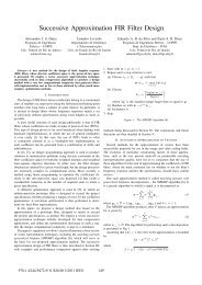 Successive Approximation FIR Filter Design - UFRJ
