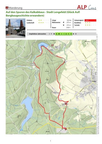 Wanderung Auf den Spuren des Kalkabbaus - Stadt Lengefeld ...