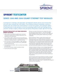 EDM-1000 - Spirent Communications