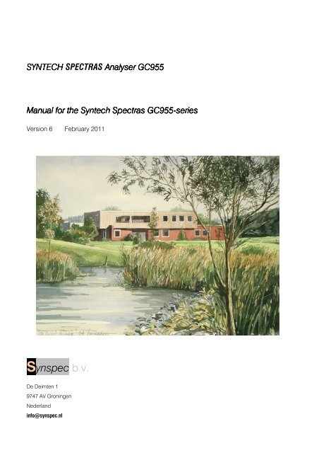 Manual operator Syntech Spectras GC955 600-800.pdf - Synspec bv