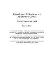 Fuero Penal: IPP iniciadas por Departamento Judicial Primer ...
