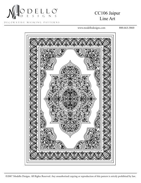 CC106 Jaipur Line Art - Modello Designs