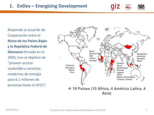 Sistemas Pico-Fotovoltaicos en el PerÃº - Fonam