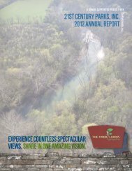 2012 Annual Report - The Parklands of Floyds Fork