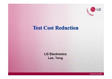 Test cost reduction using DFT methods