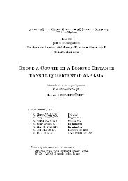 Ordre Ã  courte et Ã  longue distance dans le quasicristal Al ... - CNRS