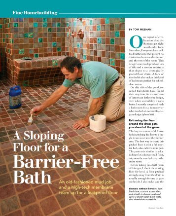 Barrier-Free Bath An old - Schluter Systems