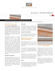 SchluterÂ®-DITRA-DRAIN - Schluter Systems