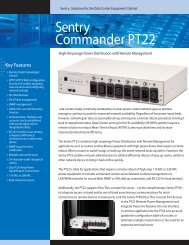 Sentry Commander PT22 - Out Of Band Solutions