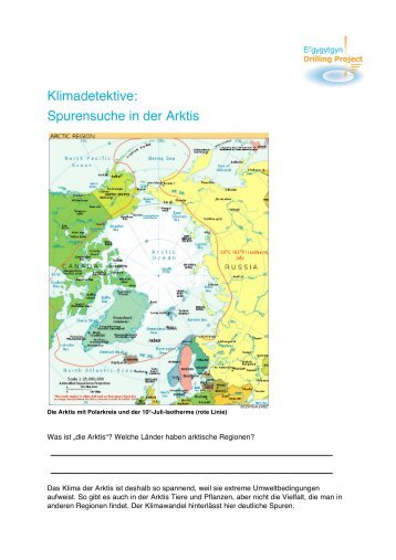 Spurensuche in der Arktis - Institut fÃ¼r Geologie und Mineralogie