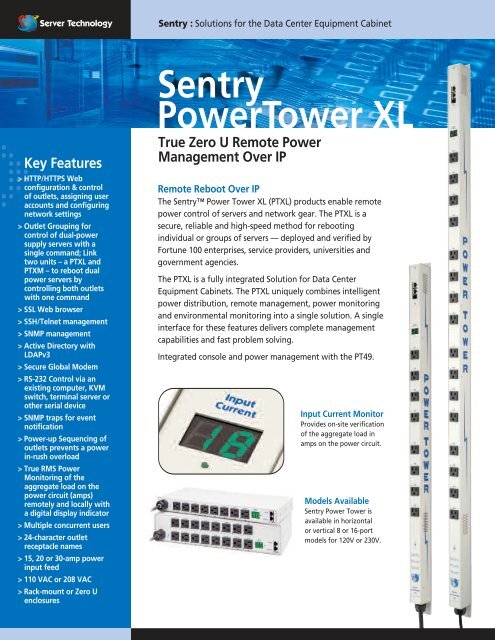 PowerTower XL Sentry - Out Of Band Solutions