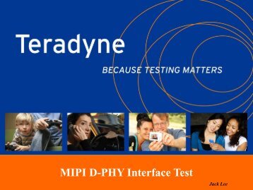 MIPI D-PHY Interface Test