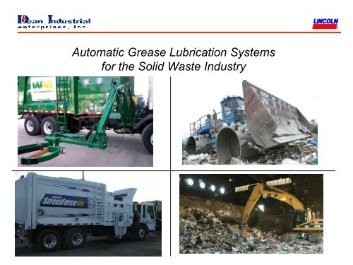 Automatic Grease Lubrication Solutions - Dean Industrial