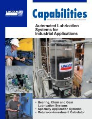 Automated Lubrication Systems for Industrial ... - Lincoln Industrial