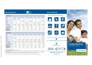 Download Bajaj Allianz Sankat Mochan Brochure