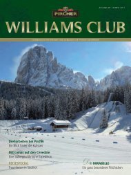 Pircher Williams Club-Magazin