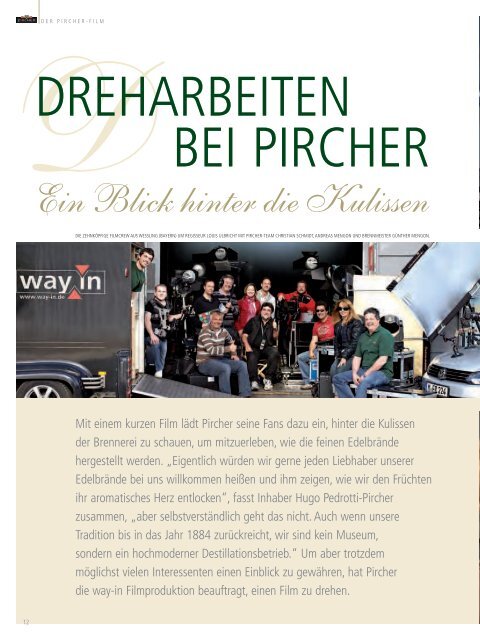 Pircher Williams Club-Magazin