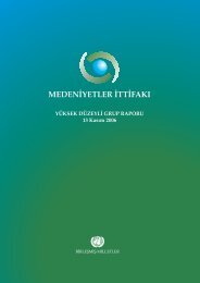 Medeniyetler İttifakı: Yüksek Düzeyli Grup Raporu - SETA