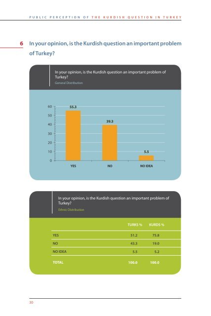 public perception of the kurdish question in turkey - the SETA ...