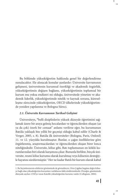 Türkiye'de Yükseköğretim: Karşılaştırmalı Bir Analiz - SETA