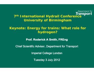 Presentation PDF - International Hydrail Conference