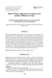 Effect of Foliar Application of Calcium on the Quality of Blueberry Fruits