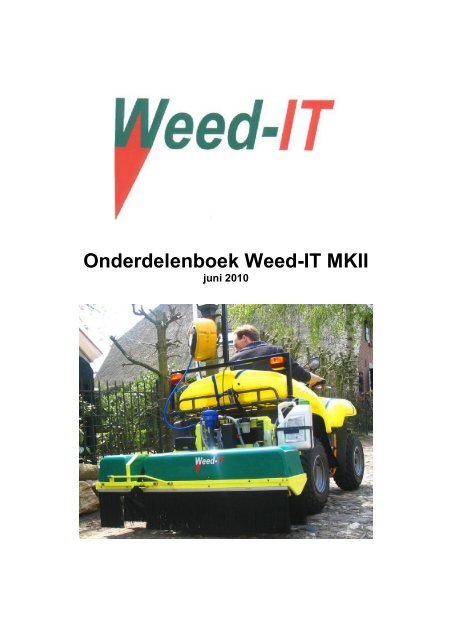 Weed-iT MKII - 2010 - Wim van Breda BV