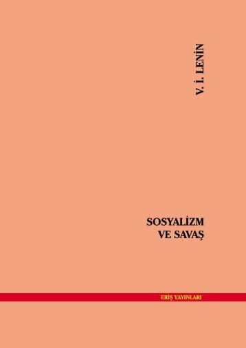 Sosyalizm ve SavaÅ - KurtuluÅ Cephesi Dergisi