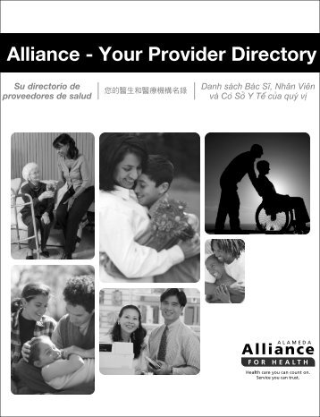 Alliance - Your Provider Directory - Alameda Alliance for Health