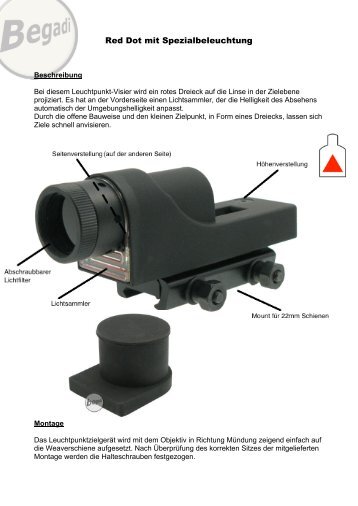 Red Dot mit Spezialbeleuchtung DE - Begadi