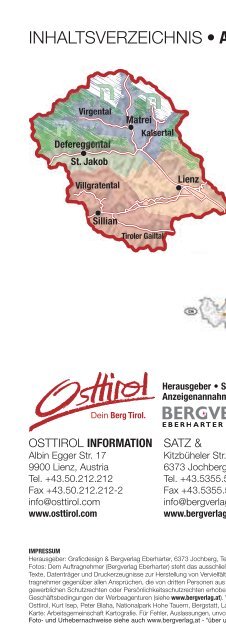 HÃœTTEN IN OSTTIROL - Produkte