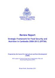 Review Report Strategic Framework for Food Security and Nutrition ...