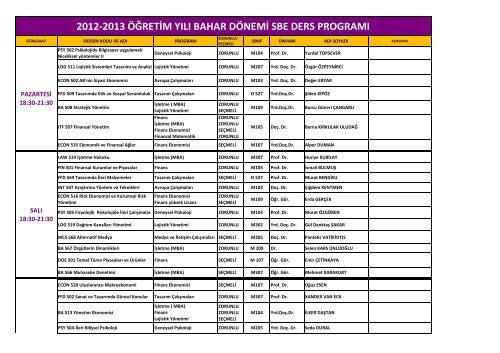 2012-2013 DERS PROGRAMI-BAHAR-.xlsx