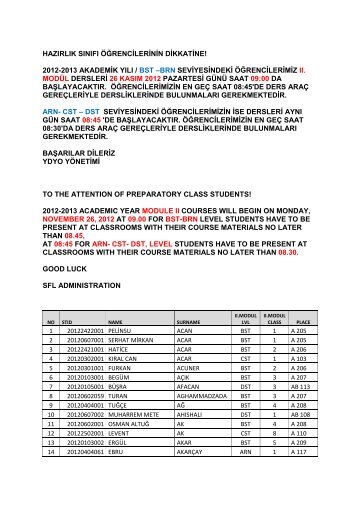 2012-2013 akademik yÄ±lÄ± / bst