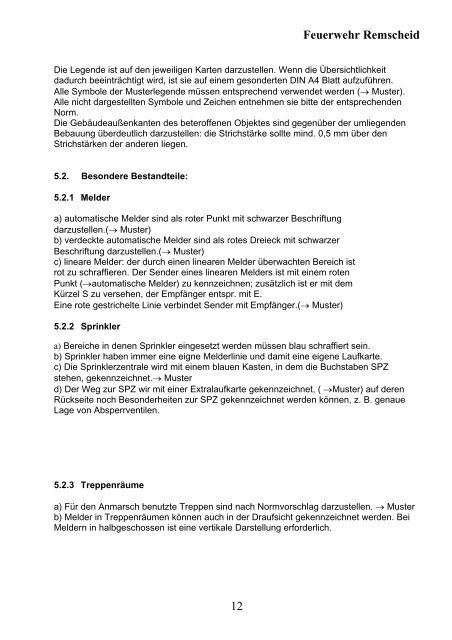 Feuerwehr Remscheid - DIN 14675 Info