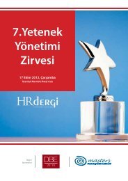 7.Yetenek YÃ¶netimi Zirvesi - HR Ä°nsan KaynaklarÄ± ve YÃ¶netim Dergisi