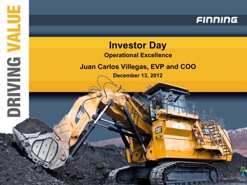 View this Presentation (PDF 6.03 MB) - Finning International Inc.