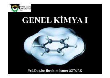 genel kimya ı - E-Universite